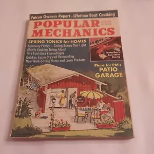 1965 April, Popular Mechanics Magazine, Plans For Patio Garage (MH402) - Picture 1 of 3