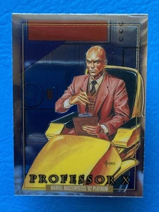 2024 Skybox Marvel Masterpieces 92 Platinum Professor X #66 - Bild 1 von 2