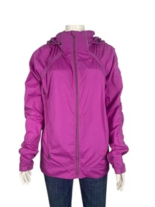 Lululemon Gather and Sprint Jacket 10 Ultra Violet Lightweight Zip Hood Pockets - Picture 1 of 12