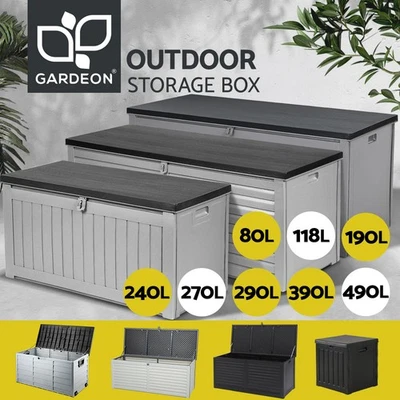 Gardeon Outdoor Storage Box Container Lockable Indoor Toy Tools Shed Garden - image 1 of 4