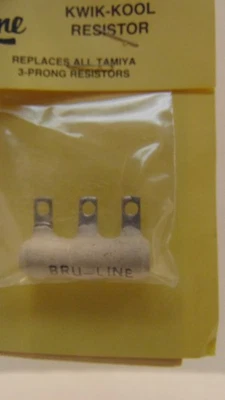 Vintage Bru-Line #206 Kwik-Kool 3 Prong Resistor for Tamiya NIB - Image 1 of 2
