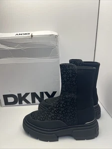 Botas de invierno DKNY para mujer talla 6,5 negras firma - Imagen 1 de 24
