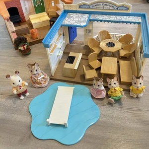 Sylvanian Families Calico Critters Restaurant am Meer Mi-72 gebraucht Posten Pizza - Bild 1 von 9