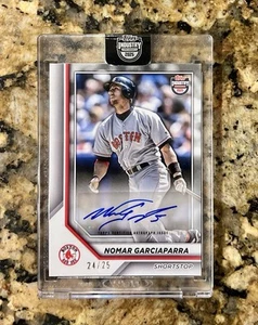 2025 Topps Industry Conference NOMAR GARCIAPARRA Auto 24/25 Boston Red Sox ⚾️ - Picture 1 of 2