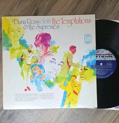 Diana Ross & The Supremes Join The Temptations - Org 1968 Vinyl LP Motown VG/VG+ - Image 1 of 4