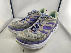 Hoka One One W Conquest 2 Gray Purple Running Shoes F10014F Womens Size 8.5 - Picture 1 of 24