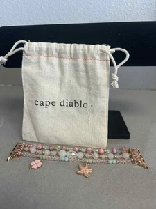 Cape Diablo Multistrand Pink Sands Rosegold Charm Apple Watch Armband NEU Handmad - Bild 1 von 2