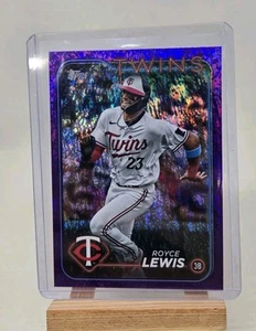 Royce Lewis /799 2024 Topps Series 1 #208 Purple Holofoil - Picture 1 of 2