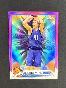 2023-24 Topps Chrome -  Pink Refractor #98 Dirk Nowitzki - Picture 1 of 2