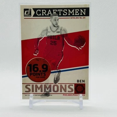 2019-20 Donruss #14 Ben Simmons Craftsmen - Image 1 of 2
