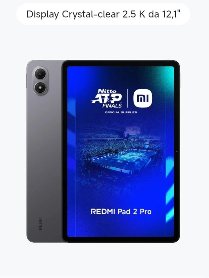 Xiaomi Redmi Pad 2 Pro +  Penna, Colore Graphite – 6GB RAM + 128GB ROM NUOVO  - Immagine 1 di 1