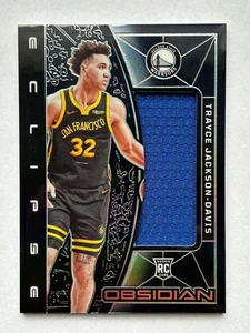 2023-24 OBSIDIAN ECLIPSE /249 ROOKIE JERSEY RELIC TRAYCE JACKSON-DAVIS WARRIORS - Picture 1 of 2
