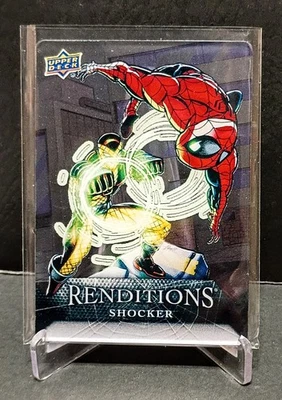 2024 Upper Deck Marvel Renditions Spider-Man /50 Shocker Plexiglass #16 - Image 1 of 3