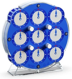 Qiyi Magnetic Clock 2024 Edition - Blue - Puzzle - Ages 6+ - Picture 1 of 12