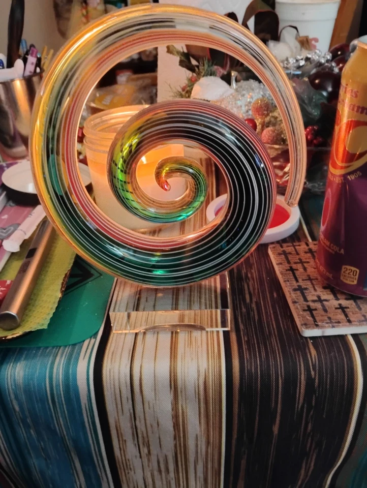 Remolino de cristal de Murano Foto 1 de 1