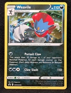 Pokemon TCG Weavile (Cosmos Holo) SWSH: Sword & Shield Promo Cards SWSH246 NM - Picture 1 of 2