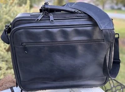 Targus Leather-like Briefcase Laptop Bag - Image 1 of 4