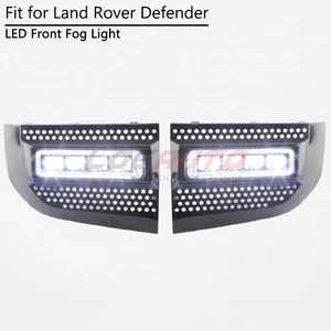For Land Rover Defender 90 110 130 2020+ LED Front Fog Light Driving Lamp DRL - Picture 1 of 12