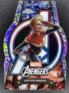 2025 Topps Chrome Marvel Avengers Infinity Diamonds Die Captain Marvel/20 - Imagen 1 de 3