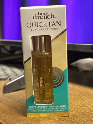Body Drench QUICK TAN Sunless Tanning Self Tan Booster 1 fl oz / 30 mL NEW - Image 1 of 4
