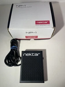 Nektar NP-1 Universal Foot Switch Keyboard Sustain Pedal Black 6 ft cord - Picture 1 of 22