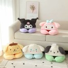 Cute U-shaped neck pillow car travel hooded neck pillow whiplash pillow cartoon