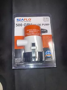 SEAFLO 12V 500GPH Pompa di sentina elettrica sommersa per barca 3/4" tubo marino 1890LPH - Foto 1 di 3