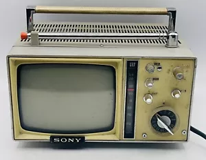 Vintage Sony 5-305UW Alll 5" Channel Transistor Broadcast Television Working - Picture 1 of 8