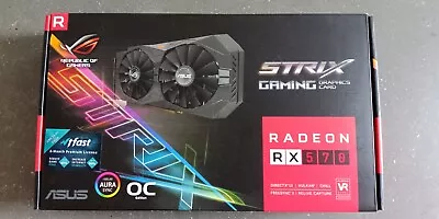 Asus Radeon RX570 graphic card - 4 gig memory - OC edition - Image 1 of 2