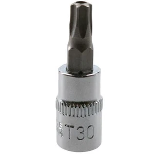 T30 1/4" a prueba de manipulaciones Torx Star Broca 37 mm manipulación Torx cromo acero vanadio - Imagen 1 de 3