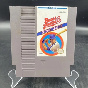 Bases Loaded II Second Season Baseball Jaleco Nintendo NES Video Game - Picture 1 of 2