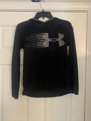 Under Armour Threadborne Talla: YLG Heat Gear Sirotech Sudadera con Capucha Negra Foto 1 de 4