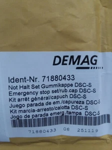 DEMAG Not-Halt Set Gummikappe 71880433 DCS-S - Bild 1 von 2
