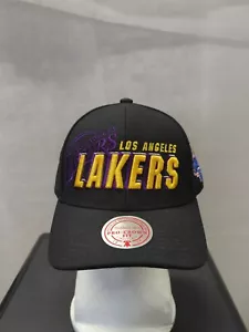 NWS Los Angeles Lakers NBA Draft Mitchell & Ness Pro Krone Druckknopflasche Mütze - Bild 1 von 10