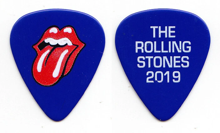 Rolling Stones Keith Richards Blue Guitar Pick - 2019 No Filter Tour - Image 1 of 1