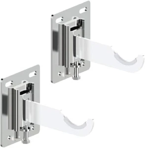 Coppia di Fissaggi per radiatore tubolare con regolazione verticale, per pareti  - Imagen 1 de 6