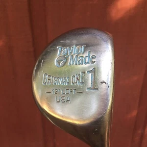 Vintage Taylormade Original One 1 Driver 12° Loft Steel Shaft RH Golf Club USA - Picture 1 of 4