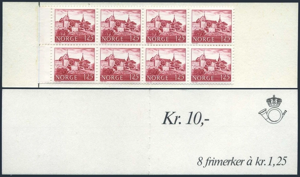 Norway 690 booklet/8,MNH.Michel 739 MH. Akershus Castle,1977. - Image 1 of 1