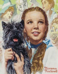 Norman Rockwell Judy Garland In The Wizard Of Oz Print 11 x 14 - Picture 1 of 3