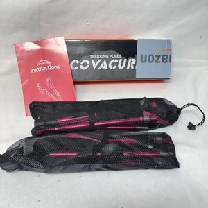 Covacure Hiking Poles Collapsible Trekking Poles - Aluminum Alloy 7075 Walking - Picture 1 of 8