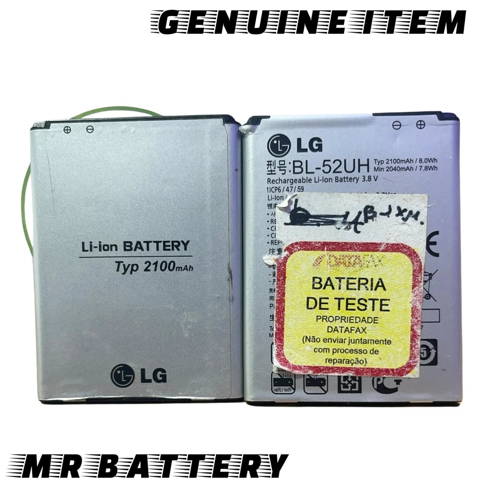 Genuine BL-52UH Battery For LG Optimus L65 D280 L70 D320 L70 Dual D325 2100mAh - Image 1 of 1
