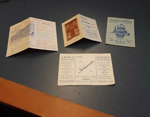 Souvenir Tourism Cards from WWII Lisbon Portugal - Picture 1 of 3
