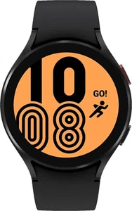SAMSUNG Galaxy Watch 4 40mm SM-R860 Smartwatch GPS Bluetooth Black Excellent - Picture 1 of 1