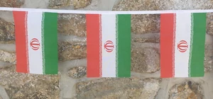 Iran Flag Bunting - 6m With 20 Flags - Picture 1 of 4