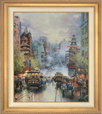 Thomas Kinkade San Francisco: A View Down California Street From Nob Hill S/N - Image 1 of 4