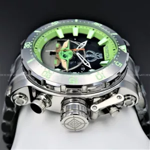 Invicta Star Wars GROGU Coalition Forces Stahl Chronograph limitierte Uhr Neu - Bild 1 von 8