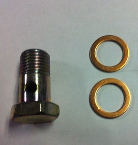 Perno y arandelas para banjo, perno 16 X 1,5 rosca. Cabezal de perno 22mm - Imagen 1 de 1