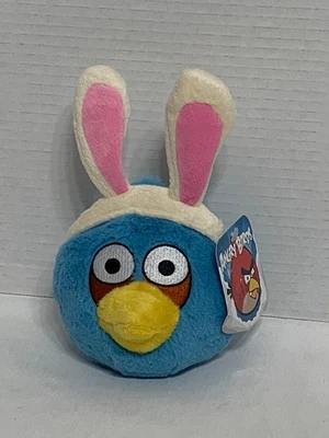 Angry Birds Blue Bird EASTER Bunny Ears Plush 8" Stuffed Animal Commonwealth NEW - Image 1 of 4