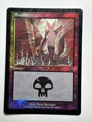 Swamp () Mercadian Masques 342 Foil MTG Card LP-NM - Image 1 of 2