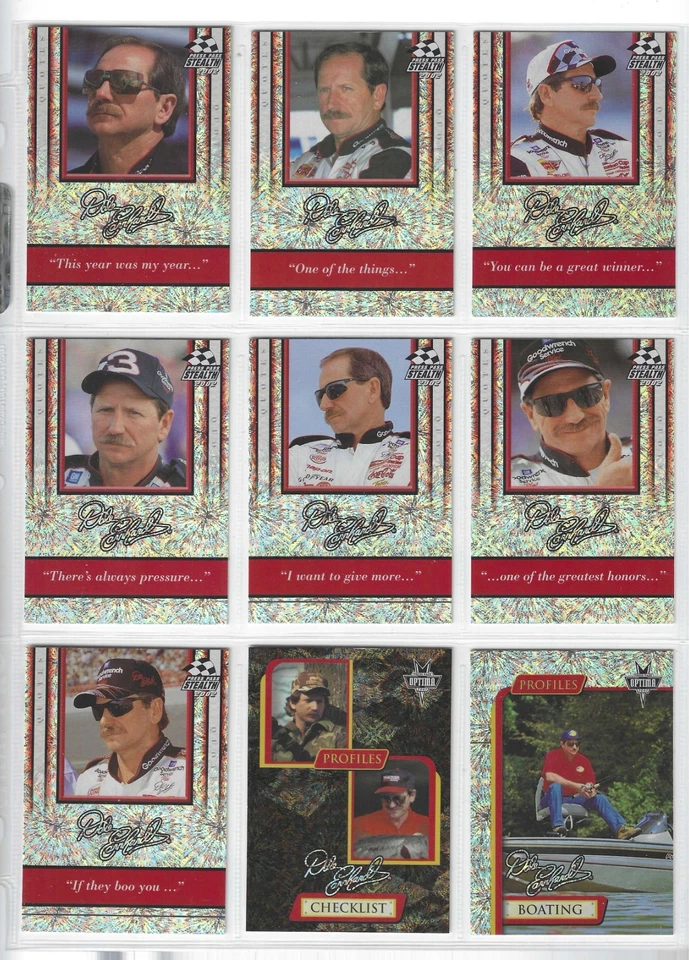 2001-03 Press Pass DALE EARNHARDT FOIL-#DE 77-#247/250!-"I want to give"-1 CARD! - Image 1 of 1